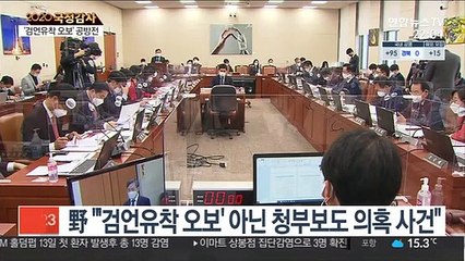KBS 국감…여야, '검언유착 오보' 고성·공방전