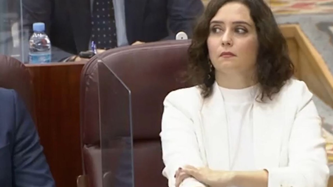 Podemos y Vox coinciden en sus reproches a Ayuso