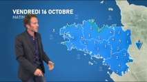 Bulletin météo pour le vendredi 16 octobre 2020