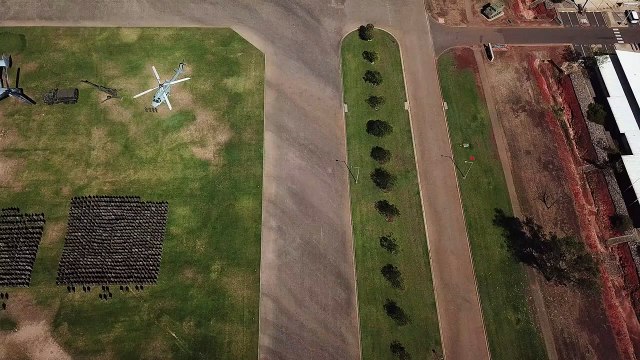Flyover • U.S. Marines and Sailors • Marine Rotational Force - (MRF-D) • Darwin, Australia (1)