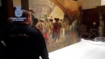 La Policía recupera en Bruselas un cuadro de Joaquín Sorolla