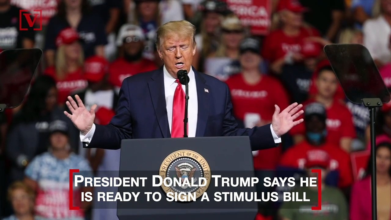 Trump ‘Ready to Sign’ Stimulus video Dailymotion
