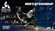 Squash: CIB Egyptian Squash Open 2020 - Men's QF Roundup Pt.1