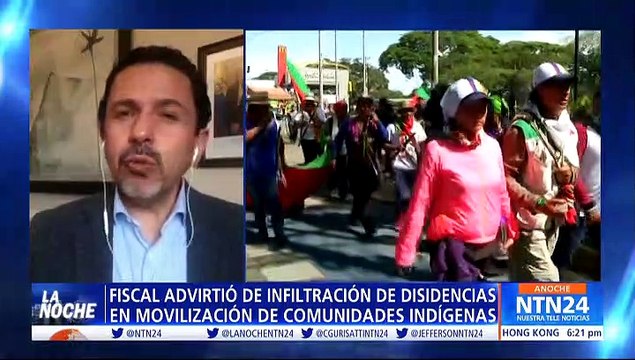 Sin acuerdo con el gobierno colombiano, minga indígena avanza hacia Bogotá desde Cali