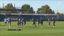 El Real Madrid continúa preparando su regreso liguero con la ausencia de varios internacionales