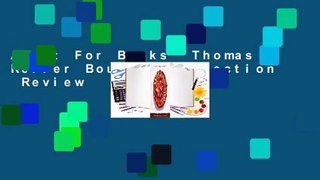 About For Books  Thomas Keller Bouchon Collection  Review