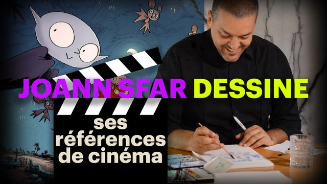 Joann Sfar dessine les références cinématographiques de Petit Vampire