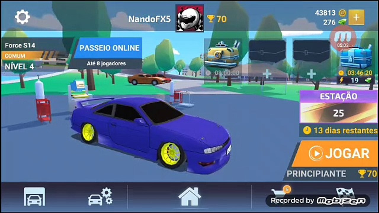 Drift Clash (Android) #2 - Drift com o Nissan Silvia S14.