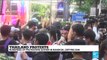 Thailand protests: Hundreds of protesters gather in Bangkok, defying ban