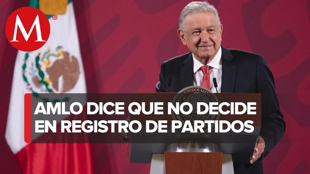 AMLO niega injerencia en fallo del INE y TEPJF sobre México Libre