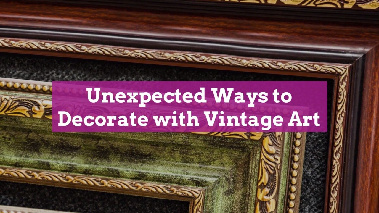 14 Unexpected Ways to Decorate with Vintage Art