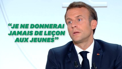 Quand le professeur Macron donnait des leçons à des jeunes