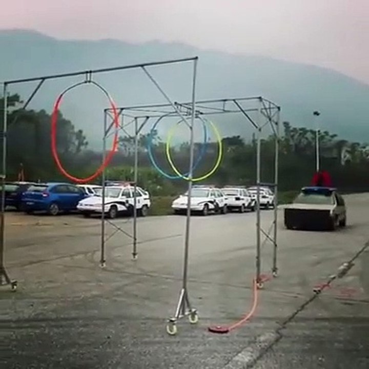 Car stunts in russia