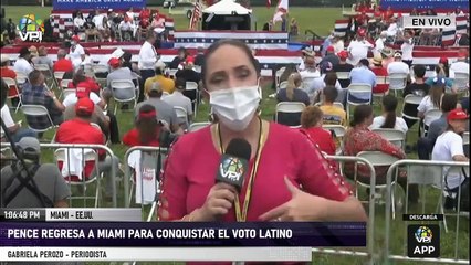EN VIVO - Pence regresa a Miami para conquistar el voto latino