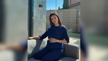 Sara Sálamo luce embarazo de su segundo hijo