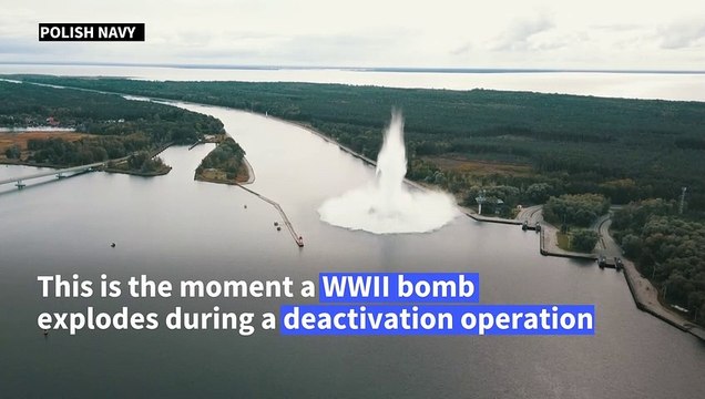 WWII bomb explodes unexpectedly in Poland during botched defusal