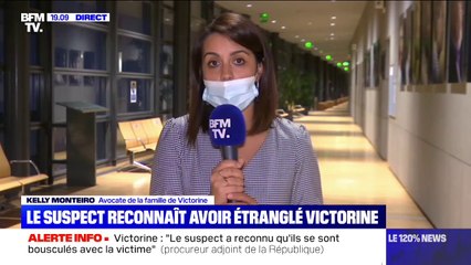 Kelly Monteiro (avocate de la famille de Victorine): "Ce qu'on attend du mis en examen, ce sont des déclarations plus cohérentes"