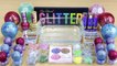 GLITTER SLIME Mixing makeup and glitter into Clear Slime Satisfying Slime Videos