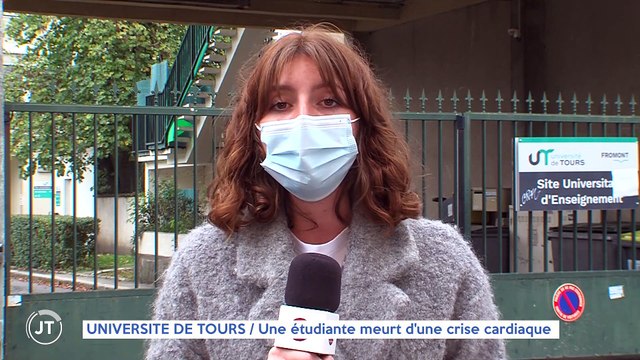 Le journal - 15/10/2020 - UNIVERSITÉ DE TOURS / Une étudiante meurt d'une crise cardiaque