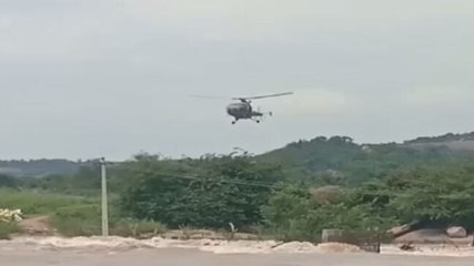 Image of the day: Army chopper rescues 5 people stranded on a hillock in Telangana