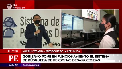 Gobierno lanzó el Sistema nacional de búsqueda de personas desaparecidas | Primera Edición (HOY)