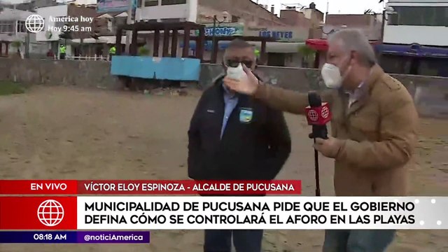 Alcalde de Pucusana propone reducir el aforo en playas a un 50 % | Primera Edición (HOY)