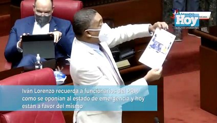 Tải video: Resumen informativo HOY: Iván Lorenzo recuerda a funcionarios del PRM como se oponían al estado de emergencia y hoy están a favor del mismo