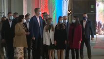 La Familia Real llega a Oviedo en la víspera de los Premios Princesa de Asturias