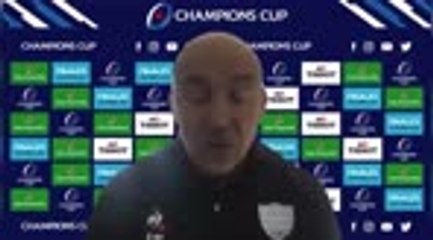 Champions Cup - Travers : "Une finale, c'est particulier"