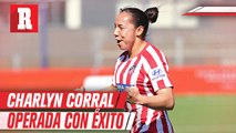 Charlyn Corral salió con éxito tras sufrir rotura de ligamento cruzado