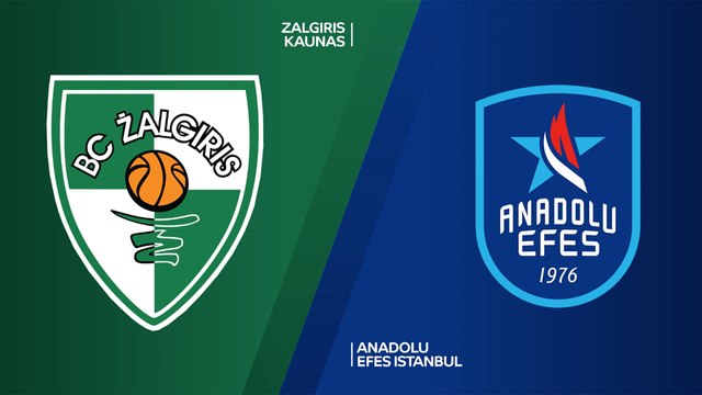 Zalgiris Kaunas - Anadolu Efes Istanbul Highlights | Turkish Airlines EuroLeague, RS Round 4