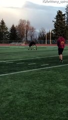 Moose Shows Off Soccer Skills