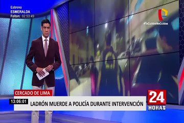 Cercado: ladrón muerde mano de mujer policía para evitar ser detenido