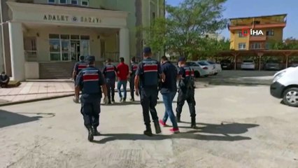 400 kilo sarımsak çalan 2 kişi şüpheli jandarma ekiplerince yakalandı