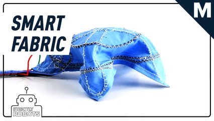 Researchers developed a robotic fabric that can move by itself