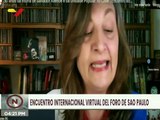 Mónica Valente: Seguimos luchando ante medidas coercitivas contra Cuba Nicaragua y Venezuela