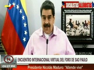 Pdte. Maduro: El despertar del pueblo chileno es el legado de Salvador Allende