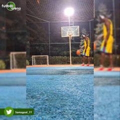 Samatta'nın basketbol keyfi