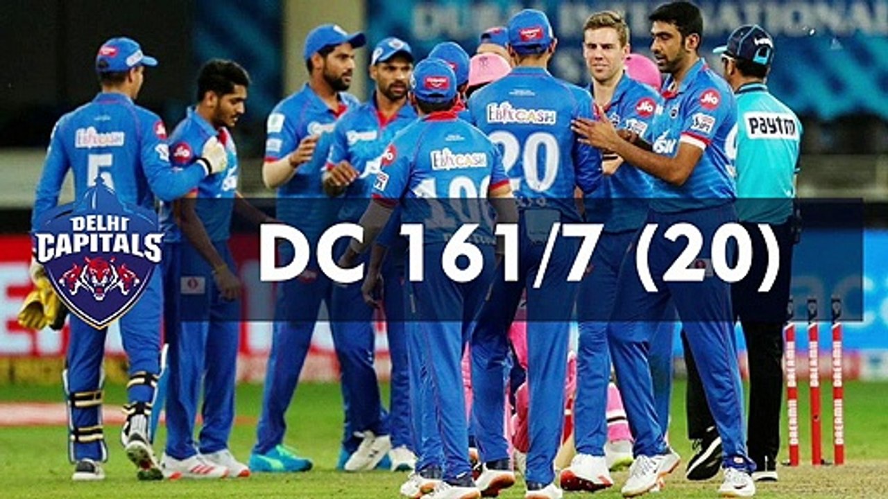 IPL RR VS DC #2020