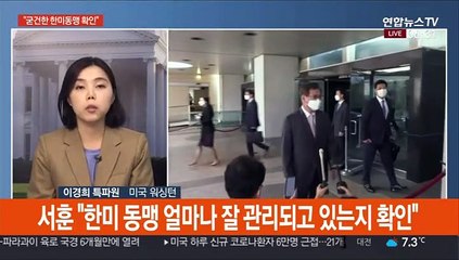 서훈-폼페이오 회동…"굳건한 한미동맹 확인"