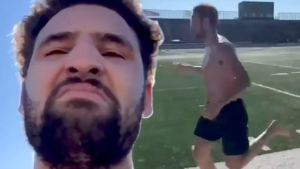 Klay Thompson Shows Off Insane Speed Running Sprints Just 1 Year After Tearing His ACL