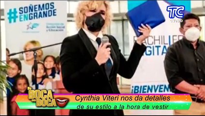 ¿A qué se debe su ‘look relajado'? La alcaldesa Cynthia Viteri lo cuenta