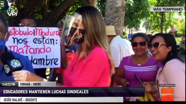 Exigen mejores salarios: docentes de Sucre en las calles - Sucre - VPItv