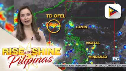PTV INFO WEATHER: TD #OfelPh, nakalabas na ng PAR, magpapaulan pa rin sa ilang bahagi ng bansa