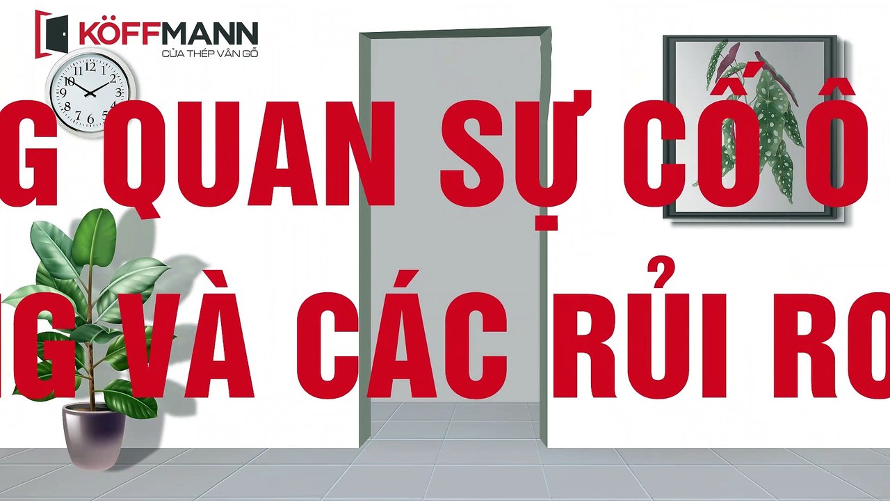 [Tư vấn] 2 bước giúp khắc phục ô chờ méo hoặc rộng hiệu quả - Cửa thép vân gỗ Koffmann