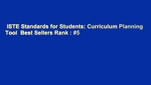 ISTE Standards for Students: Curriculum Planning Tool  Best Sellers Rank : #5