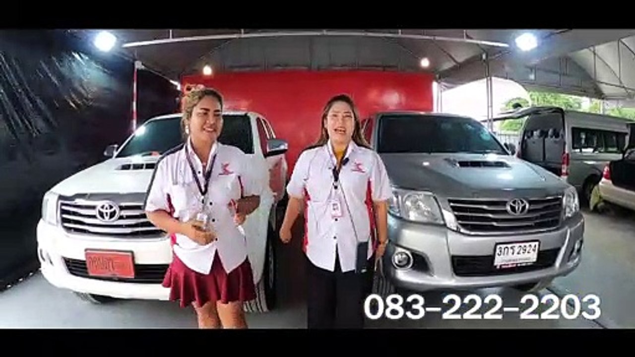 รถกระบะ มือสอง Toyota Hilux Vigo 2.5 CHAMP DOUBLE CAB (ปี 2014) สีขาว สีสวย ไม่รวย ก็ออกได้!