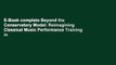 E-Book completo Beyond the Conservatory Model: Reimagining Classical Music Performance Training in