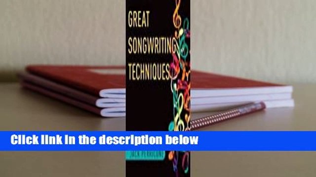 Informazioni sui libri Great Songwriting Techniques Recensione