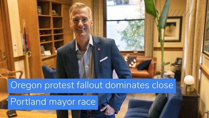 Oregon protest fallout dominates close Portland mayor race, and other top stories in US news from October 16, 2020.